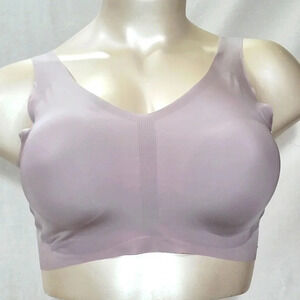 3X Hanes‎ G561 Invisible Embrace Wireless T-Shirt Bra Seamless Warm Steel